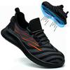 Men Safety Shoes For Work Safety Boots Protect Breathable Anti-smash Steel Toe Sport Work Sneakers Construction Security Boots