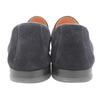 SANTONI Men's Penny Loafer Shoes, Suede, Black, Size 5, 16033 Shoes 5 blackUsed