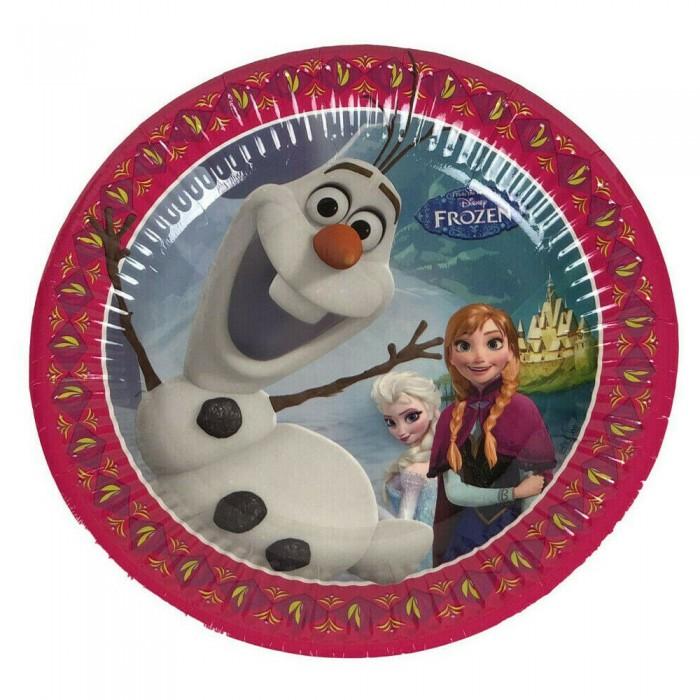 frozen Paper Party Plates (Pack of 8)