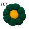 Cute Aesthetic Chair Pad Corduroy Flower Cushion, Shape Floor Decorative Room Decor Throw Pillow for Bed Sofa Couch Sunflower Seat Cushion