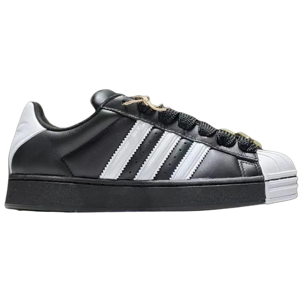 adidas Оригинальные кроссовки Superstar St Удобная посадка Обувь для скейтбординга Мужские кроссовки Черные JR7444