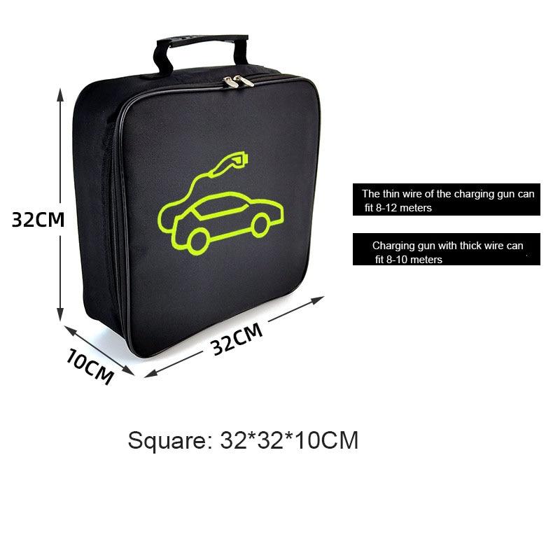 Портативная сумка для хранения автомобильного зарядного кабеля EV для BYD YUAN EV PRO 2021-2023, водонепроницаемая коробка для хранения багажника, аксессуар