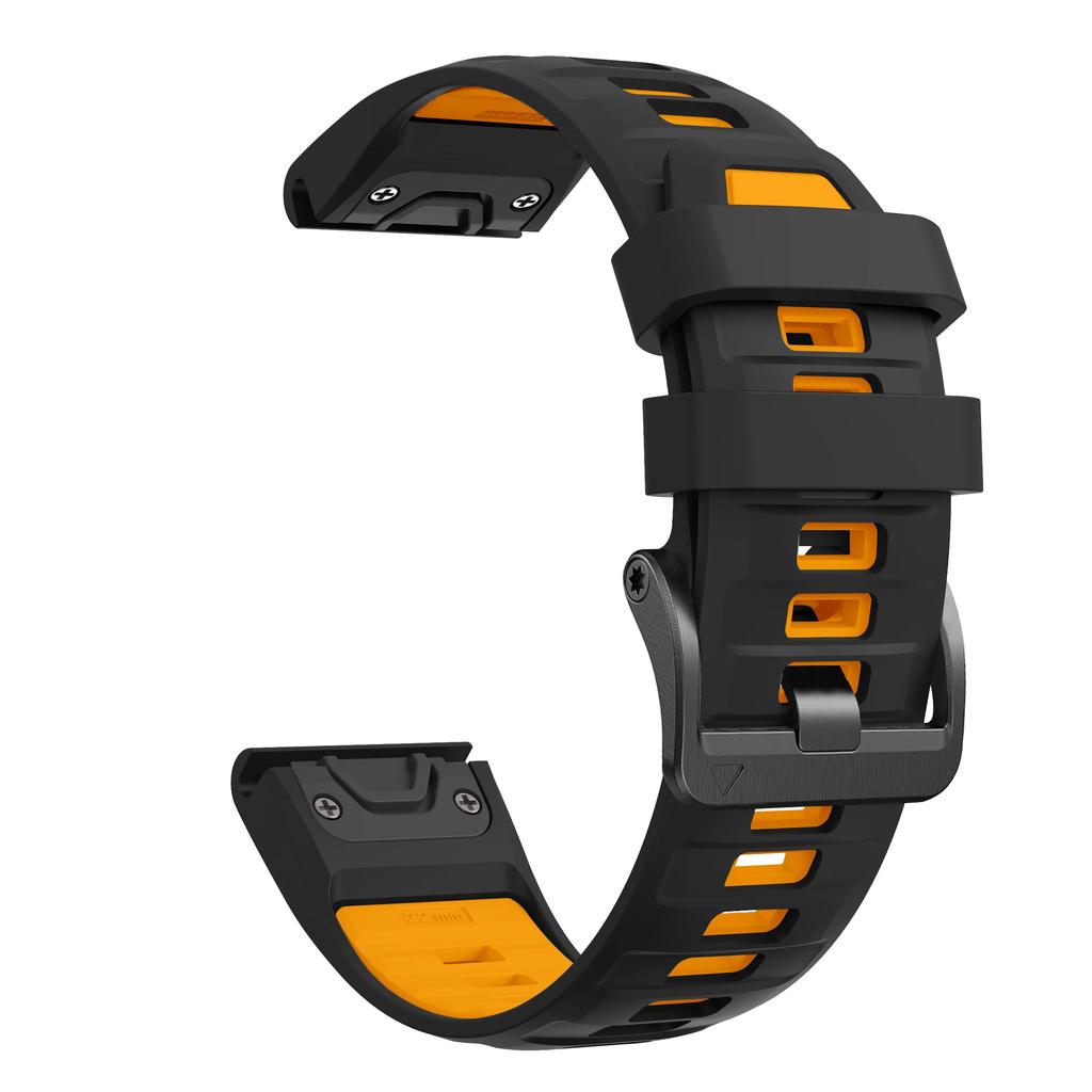 Винтовое стальное крепление Силиконовый ремешок Для Garmin Fenix 8 7 E 47 мм 7X Pro 51 мм Epix/6 6X/Instinct 3 50 мм 45 мм QuickFit 26 мм 22 мм Ремешок