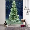 Christmas Tree Hanging Fabric Decoration Small Fresh Christmas Background Wall Blanket Wall Cloth Simple Tapestry Large Size