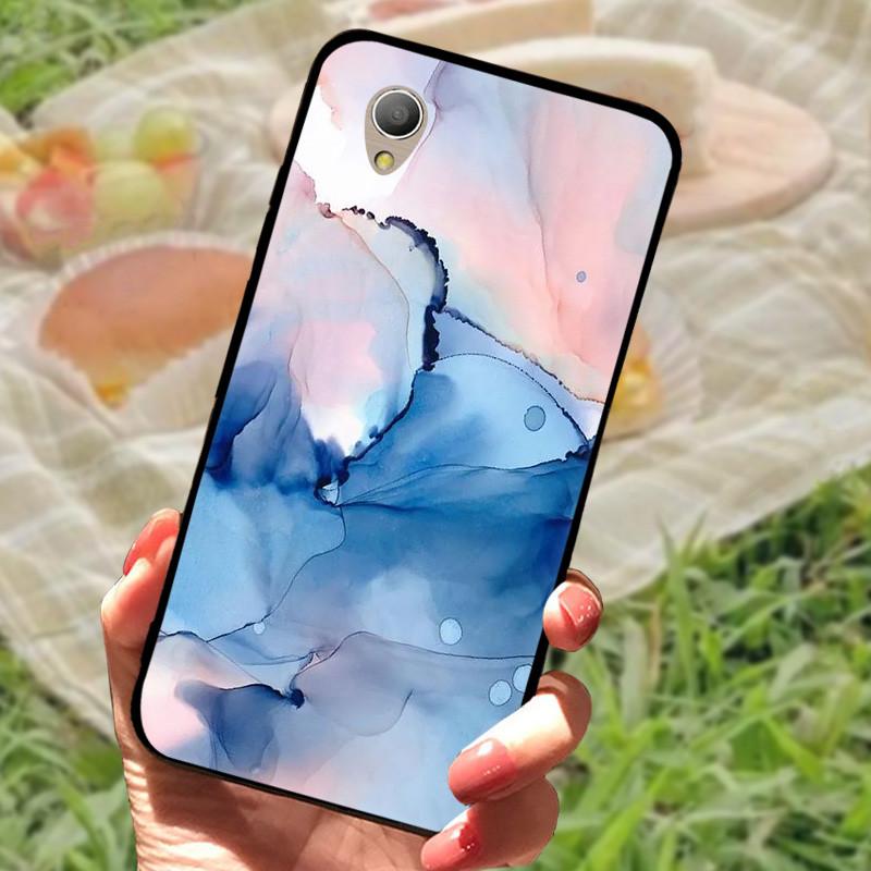 For Alcatel 1 5033D Case Cover Alcatel1 Silicone Soft Marble Black Bumper Funda Coque for Alcatel 1 5033D 5033 5033A Protective