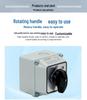 Zhuochao SZW26-20/C02.1BF Rotary Switch: Universal, Two Gears, Protective Box, ON/OFF.