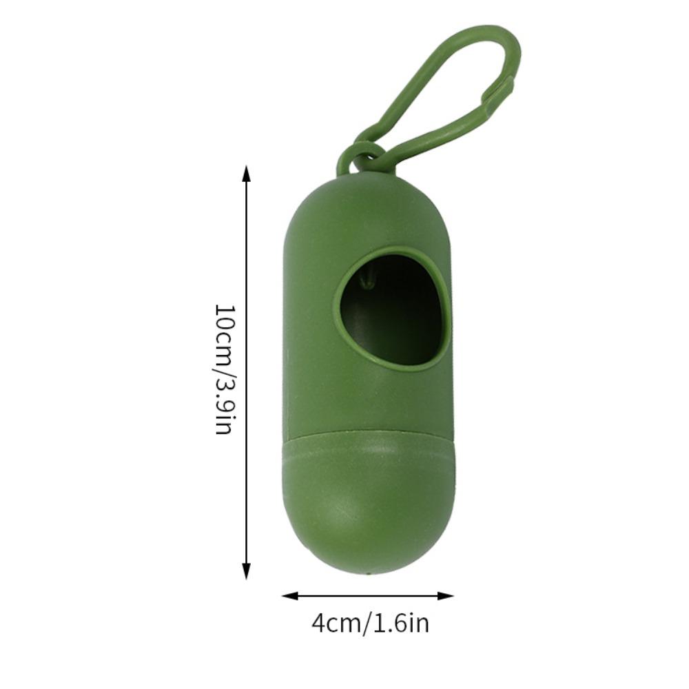 Clip Dog Poop Bags Dispenser Trash Sack Case Carrier Pet Waste Bag Holder Garbage Storag Box