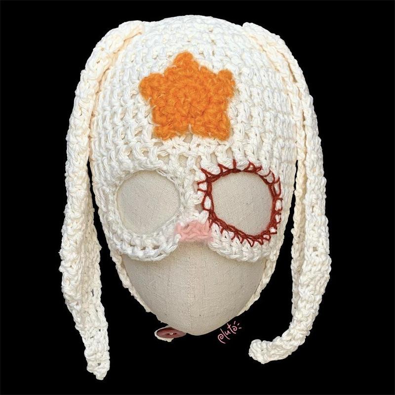 Новая вязаная крючком шапка-пуловер с бородой, модная и персонализированная уличная шляпа для взрослых