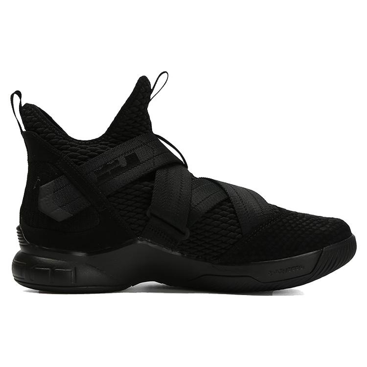 Nike LeBron Soldier 12 SFG EP 'Triple Black' (Unisex) Black / Black-Black Basketball Shoes AO4055 003