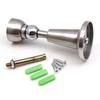Stainless Steel Door Stop Magnetic with Hydraulic Spring Loaded Catch for Soft Door Closing and Wall Protection