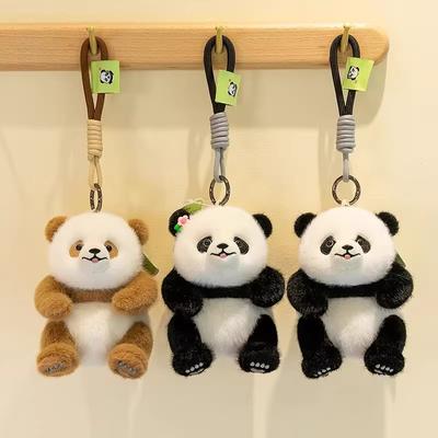 Yivongfang Panda Toy Детские цветы Куклы Qizai Бутик Плюшевый брелок Qizai Подвеска