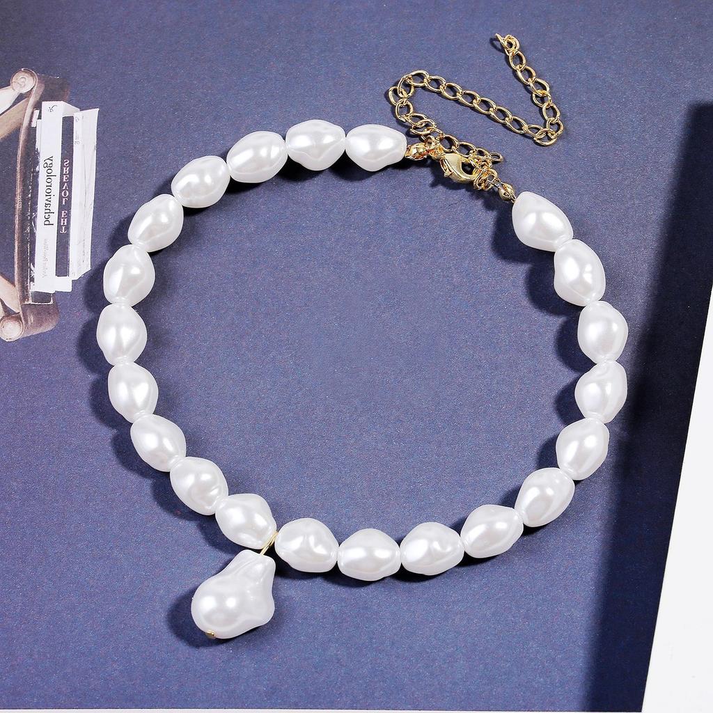 Necklace for Women Personalized Accessories Jewelry Imitation Natural Freshwater Shaped Necklace Female Beautiful Elegant Necklace for Her