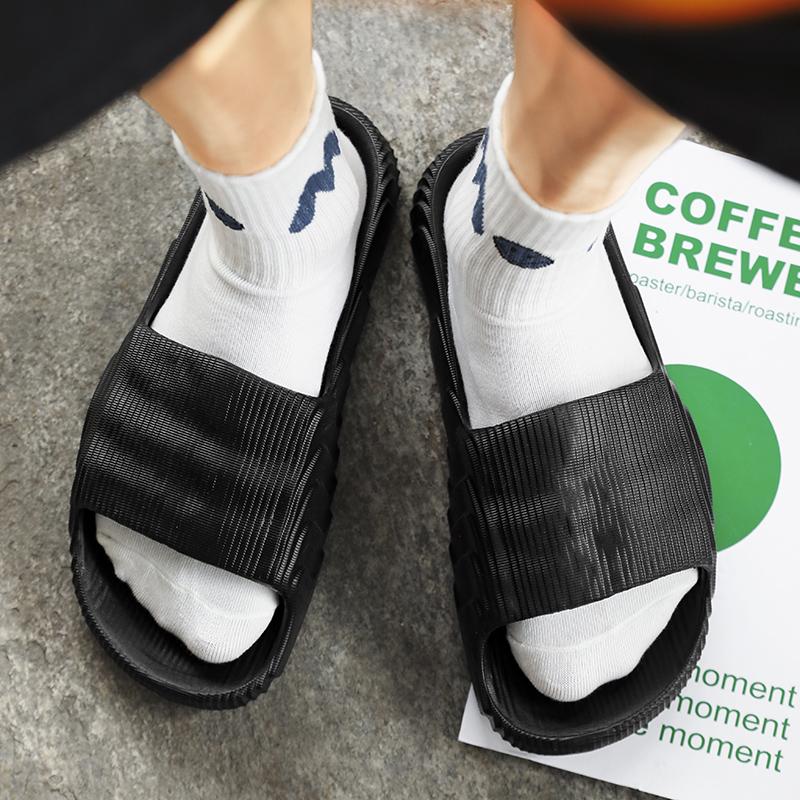 Мягкие домашние тапочки для пары, летние домашние нескользящие тапочки для ванной комнаты, сандалии для отеля, однотонные мужские и женские шлепанцы, обувь на плоской подошве