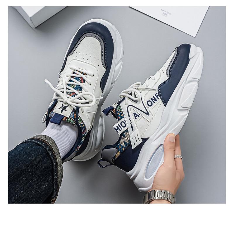 Men S Breathable Height Increasing Casual Dad Shoes Sneakers