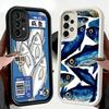 Скидка Мягкий чехол для телефона с соленой рыбой для Samsung Galaxy A17 A16 A26 A36 A56 A15 A25 A35 A55 A14 A24 A34 A54 A13 A23 A33 A53 A5