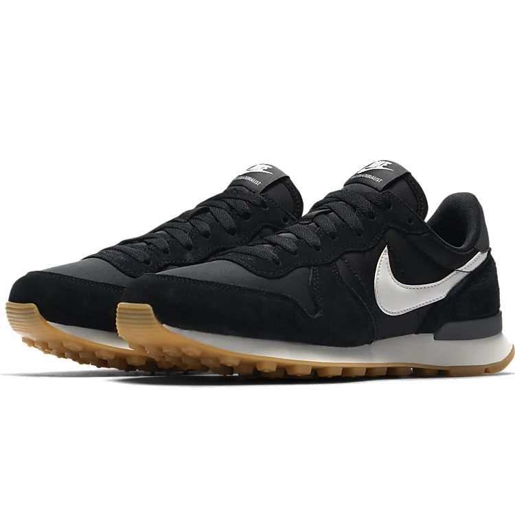 Nike Женские кроссовки Internationalist Black Gum Summit-Белый-Антрацит 828407-021