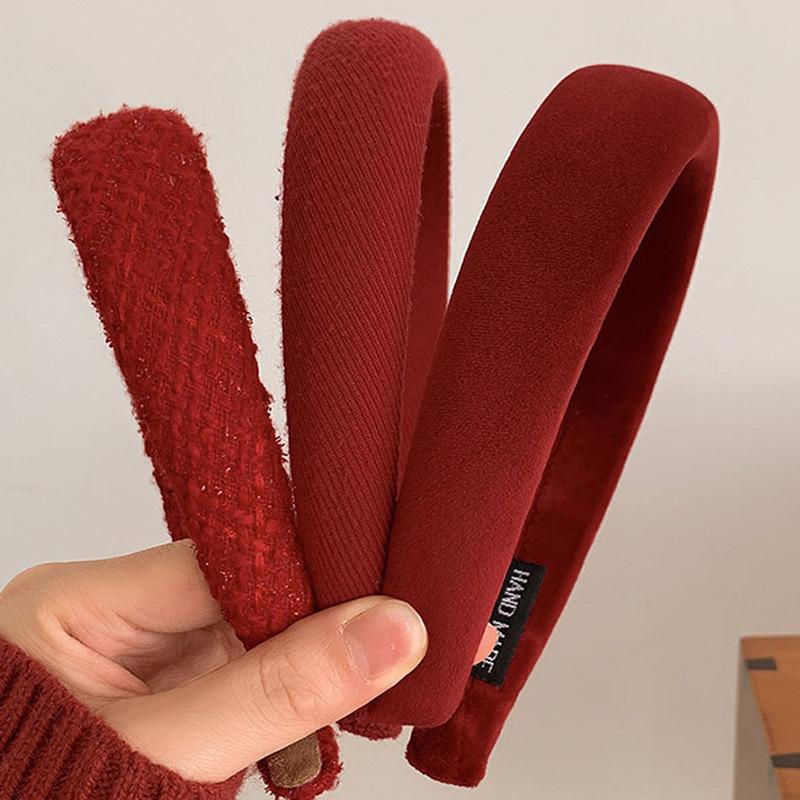 «Рождественская повязка на голову в стиле ретро 2022 года для женщин: Элитный стиль осень/зима"