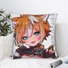 Genshin Impact Gorou Pillowcase Double-Sided Printing Polyester Cushion Cover Decorative Pillow Case Cover Chair Square 40*40Cm