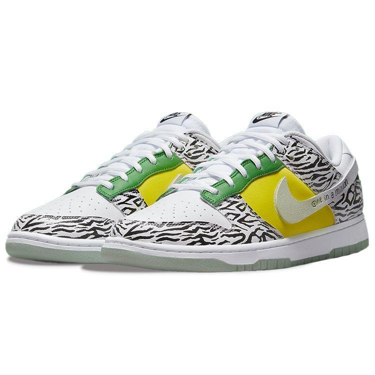 Nike Кроссовки унисекс Dunk Low Doernbecher 2022 Белый Черный Зелено-Яблоко DR7305-100
