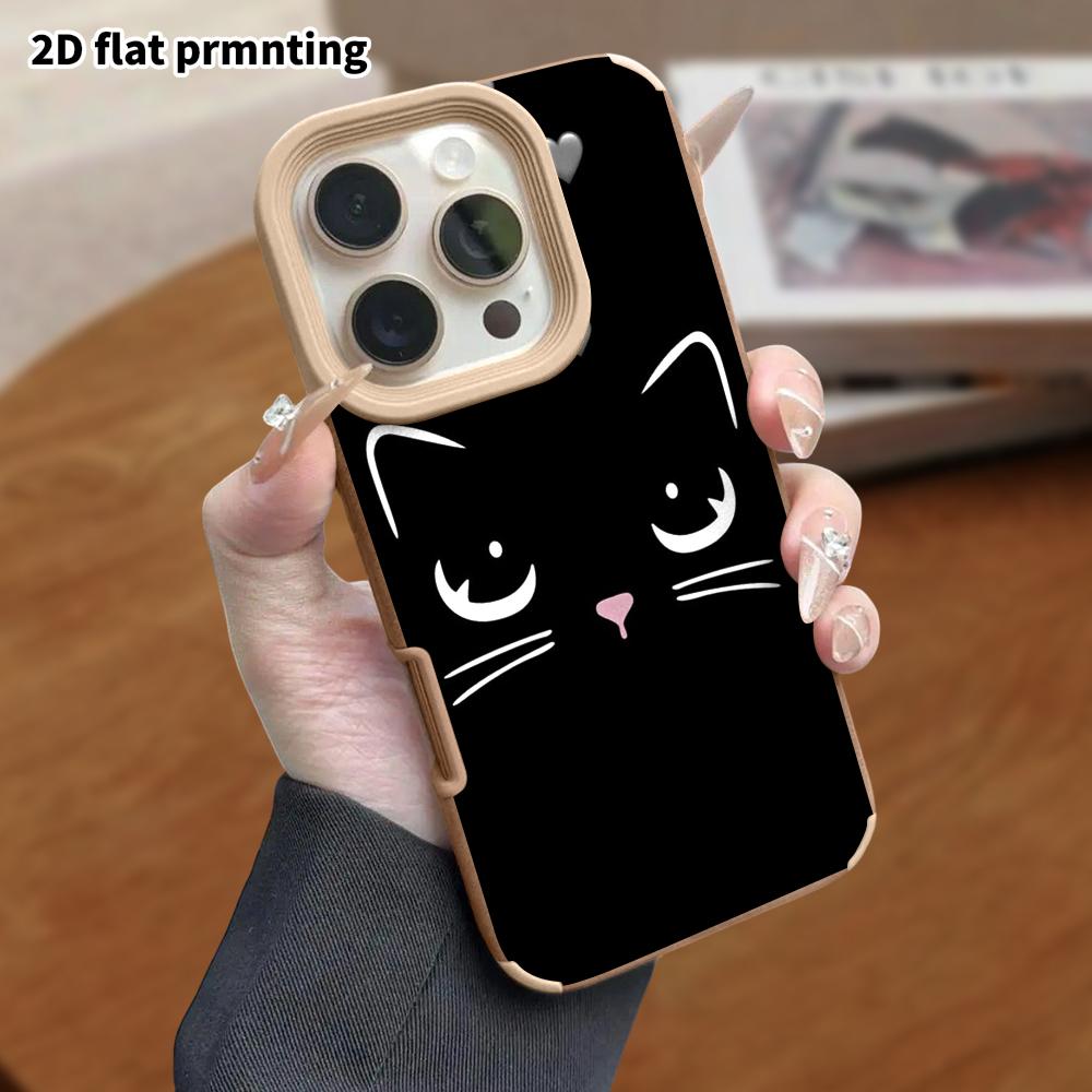 Phone Case: Lambskin 2D Flat Samsung Galaxy A34 A35 M05 M06 S20 S22 S21 FE Plus 5G protective case, low key yet cute, Christmas and Halloween gift