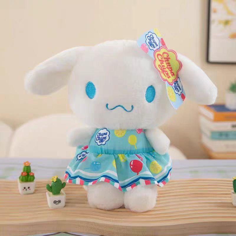 Плюшевая игрушка Hello Kitty My Melody с мягким коротким ворсом для коллекционногоdisplay и в качестве подарка