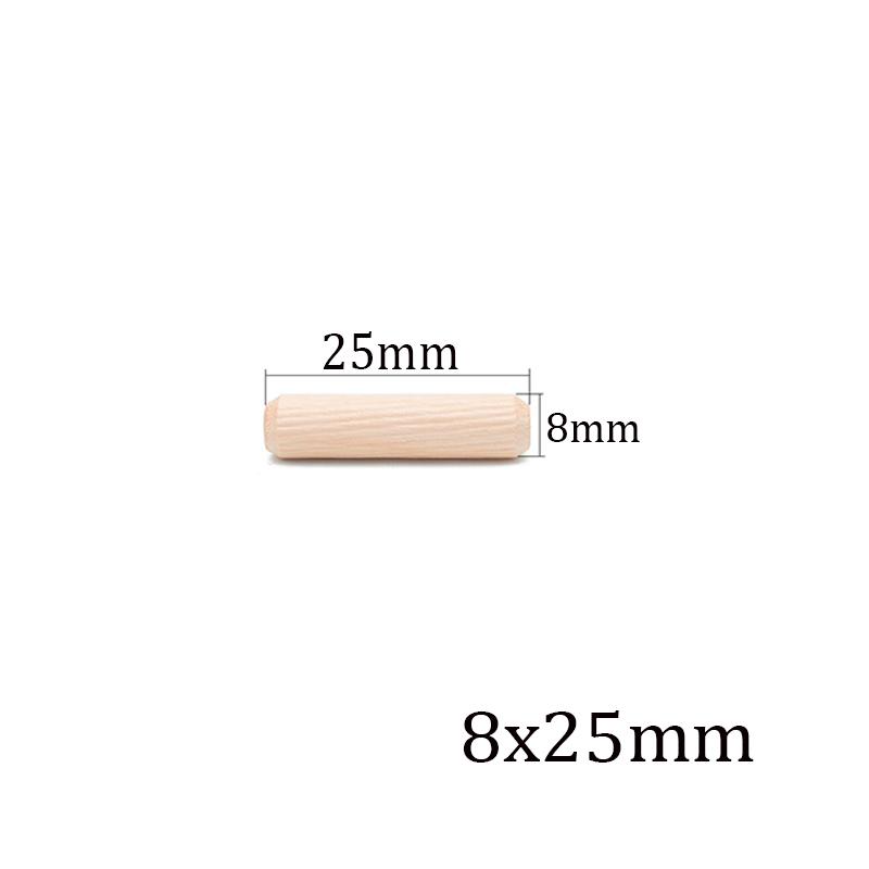 100/50 шт. Дюбель для деревообработки, штифты для рукоделия, набор стержней, мебельный штифт, штифт для деревянного шкафа, ящика, круглая рифленая древесина