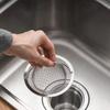 Stainless Steel Kitchen Sink Strainer Thickened Anti Clog Drain Filter Universal Leak Proof Mesh for Sink Basket Debris Catcher