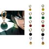 Anime Vintage Ball Dragon Son Goku Earrings With Green Agate Inlay Pearls Round