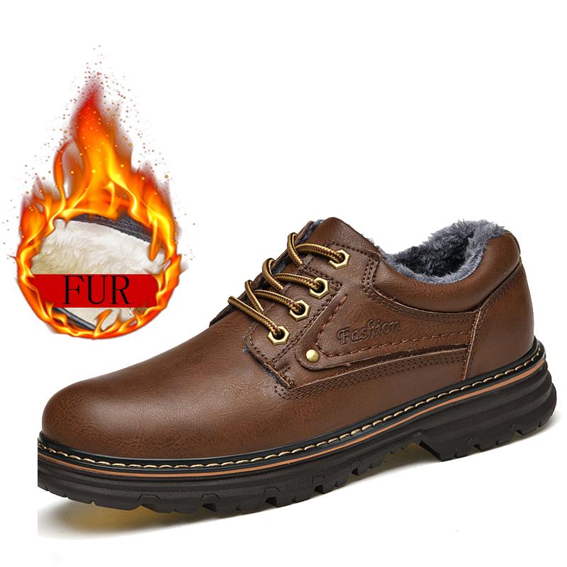 High Quality Genuine Leather Casual Shoes Outdoor Work Safety Shoes Solid Dress Shoes for Men Oxfords Leather Mens Casual Shoes