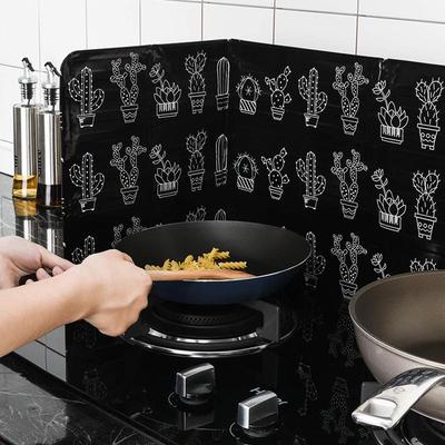 Складной алюминиевый экран от брызг масла для кухонных плит