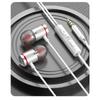 9D HIFI Heavy Bass In Ear Earphone 3.5MM AUX / Type-C Цифровые наушники Стерео Проводная гарнитура с микрофоном Наушники для Samsung Android