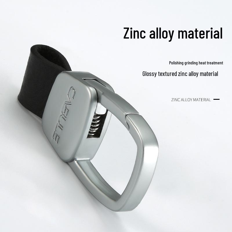 Cabrón Натуральная кожа Универсальный автомобильный брелок - Подходит для всех ключниц с высококачественной квадратной пряжкой