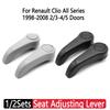 1/2 Sets Seat Adjust Lever Pull Handle Replacement for Renault Clio Mk2 Twingo 1998-2008 for Renault Clio All Series 2/3-4/5Door
