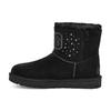 Classic Diamond-Studded Short Snow Boots Women Boots Black 1125911-BLK