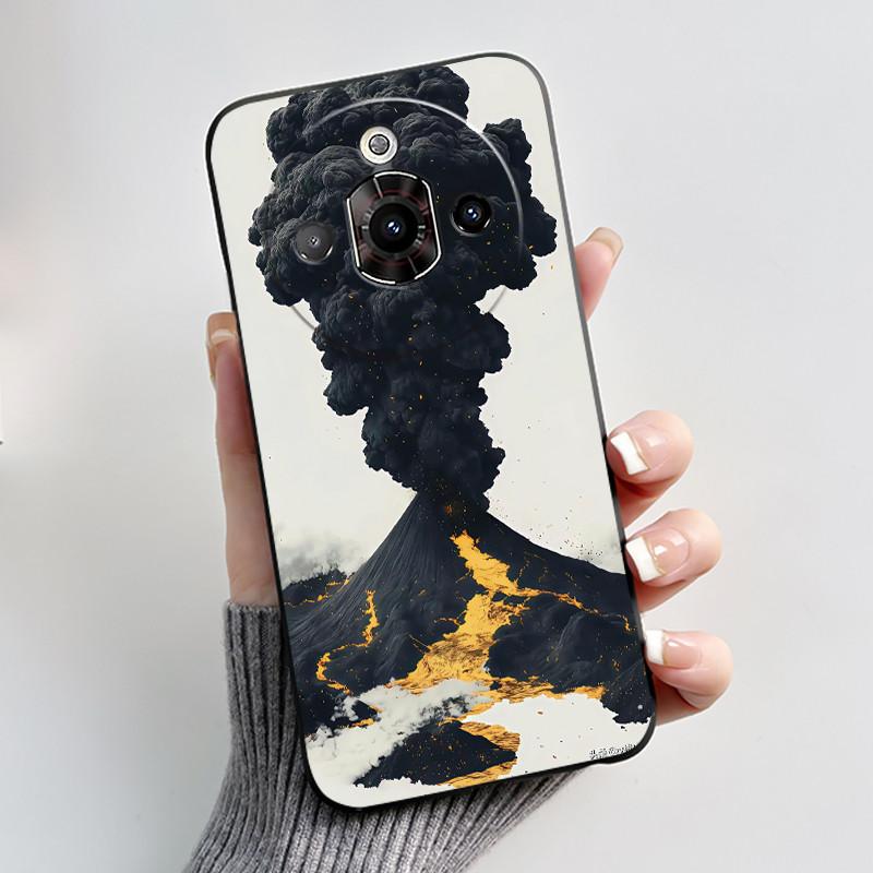 Чехол для ZTE Nubia Focus Pro 5G Чехол Z2351N Эстетичный Роскошный Милый Крутой Для Мальчиков Девочек Мягкий Силикон Черный Матовый Защитный Чехол