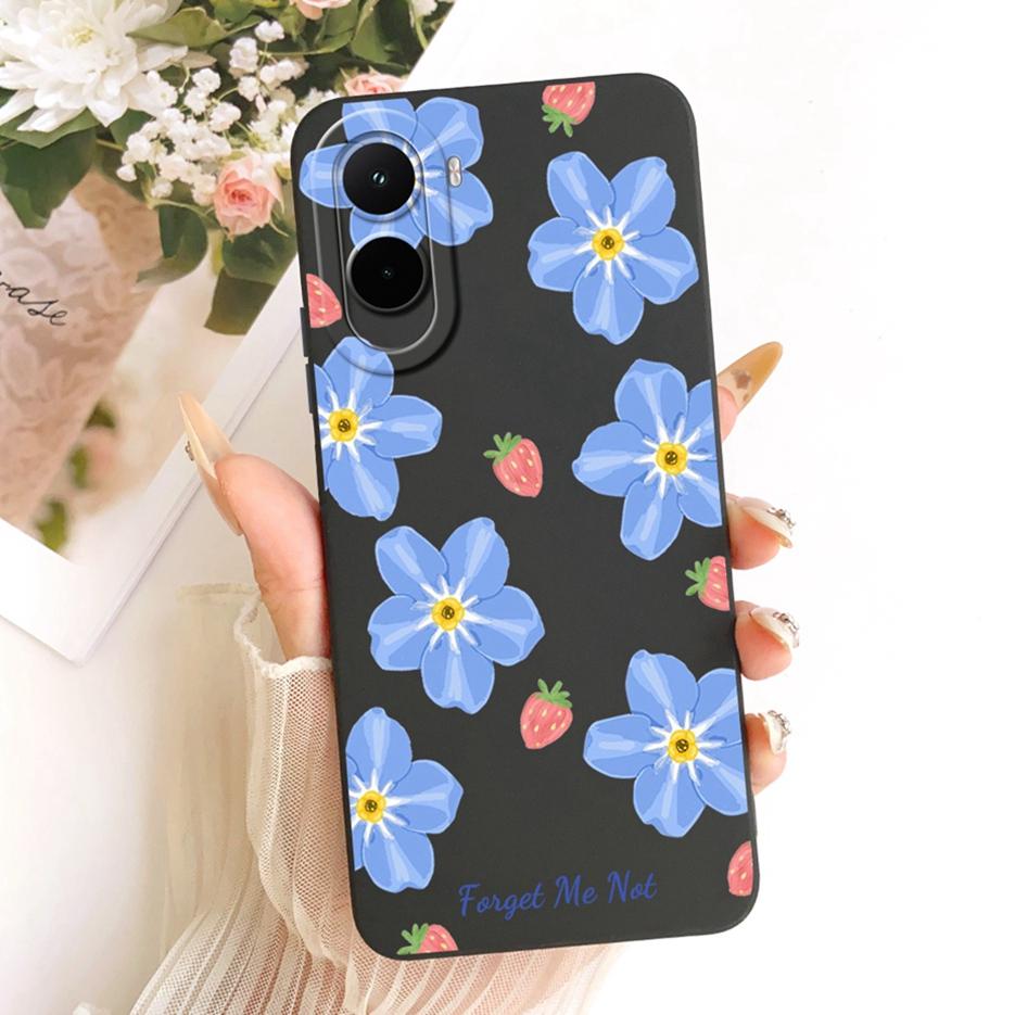 Чехол для Xiaomi Poco M7 Plus PocoM7 4G Красивая Девушка Подсолнух Расписной Чехол для Телефона Для Xiaomi Poco M7 Pro PocoM7 Plus 5G Мягкие Fundas