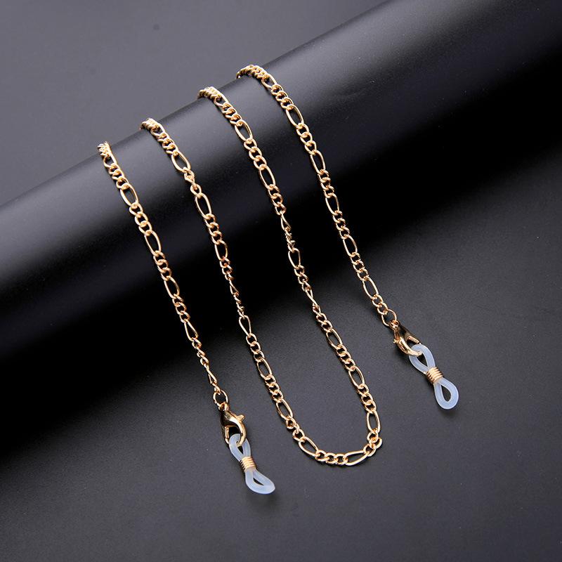 Simple Link Chain for Glasses Mask Lanyard Women Men Gold Color Sunglasses Chains Eyewear Cord Strap Gift