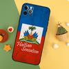 Vintage Haiti Haitian Flag Phone Case For iPhone 17 16 14 13 12 11 15 Pro Max 12 13 Mini 16E 17 Air Shockproof Cover