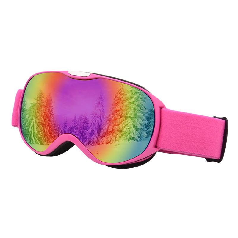 Clearance Sale: New Double-Layer Spherical Children's Ski Goggles, Anti-Fog, UV-Protective, Windproof