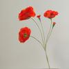 Искусственные цветы Длинный стебель Искусственный мак Шелковые цветы Новоселье Сад Дом Стол Свадьба Сделай сам Свадебная вечеринка Букет Украшение