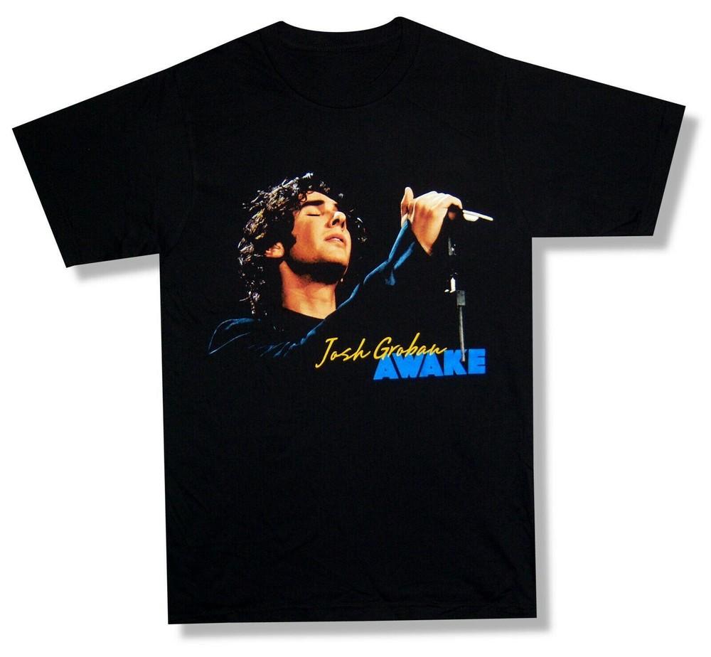 Josh Groban Live In Toronto Awake Tour Cotton Black Full Size Unisex Shirt 1A156