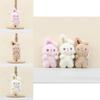 Adorable Rabbit Plush Pendant With Soft Pp Cotton For Handbag Decoration
