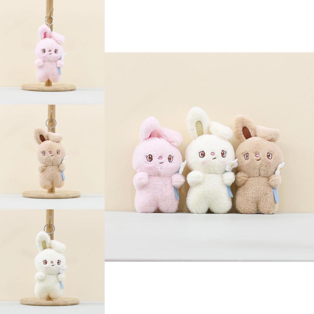 Adorable Rabbit Plush Pendant With Soft Pp Cotton For Handbag Decoration