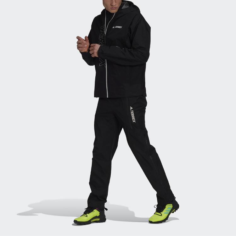 Мужские куртки Adidas Мужские Черные С капюшоном Умеренные Другое