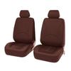 Universal Car Seat Cover Set Breathable PU Leather Vehicle Seat Cushion Full Surround Cover for Car Compatible with Airbag Fit 5-Seat Auto