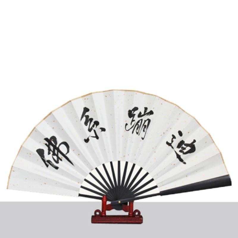 Китайский стиль, деревянная/шелковая/бумажная/кружевная складная подставка для вентилятора, держатель основания дисплея