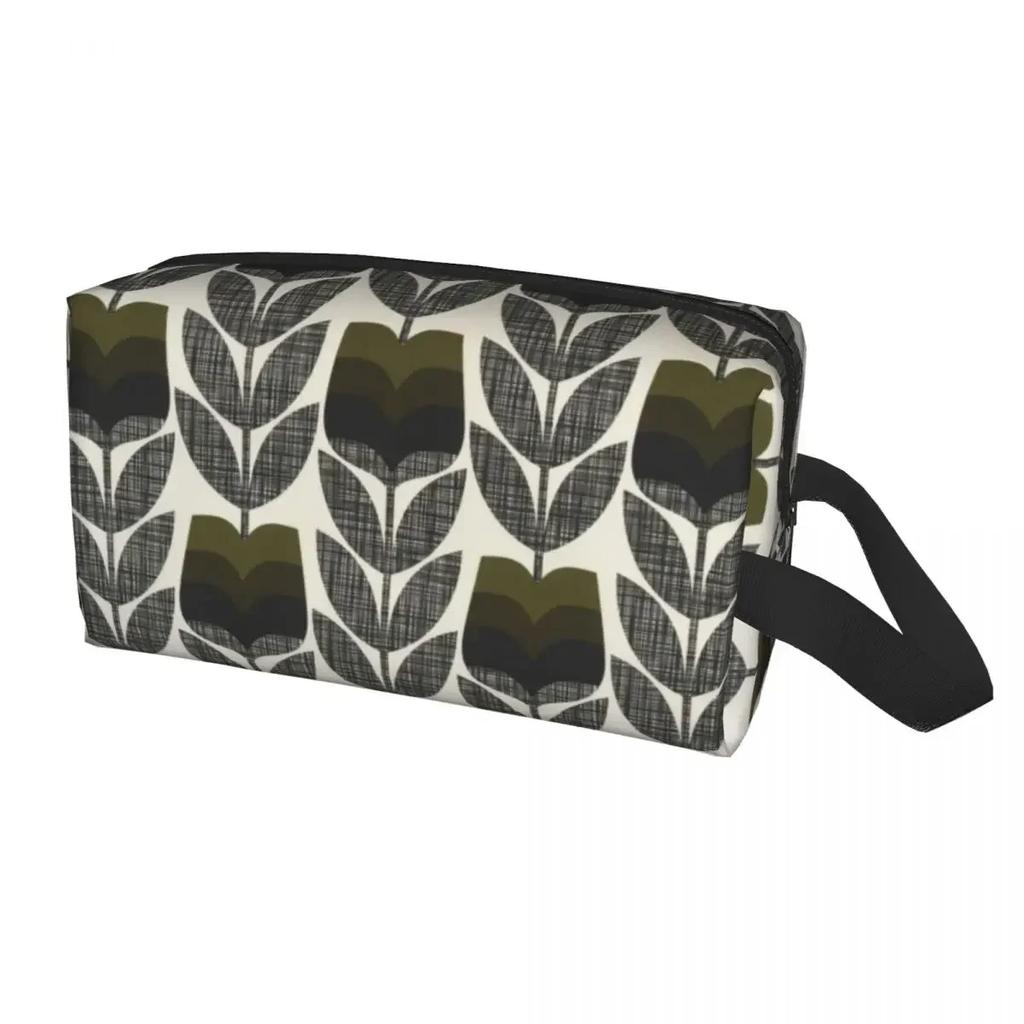 Дорожная сумка для туалетных принадлежностей Orla Kiely Wallpaper с милыми цветами и цветочным ретро-дизайном, органайзер для косметики для женщин, подарочная коробка для набора косметики