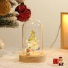 Small Household Glass Christmas Tree Desktop Crafts Ornaments Christmas Gifts
