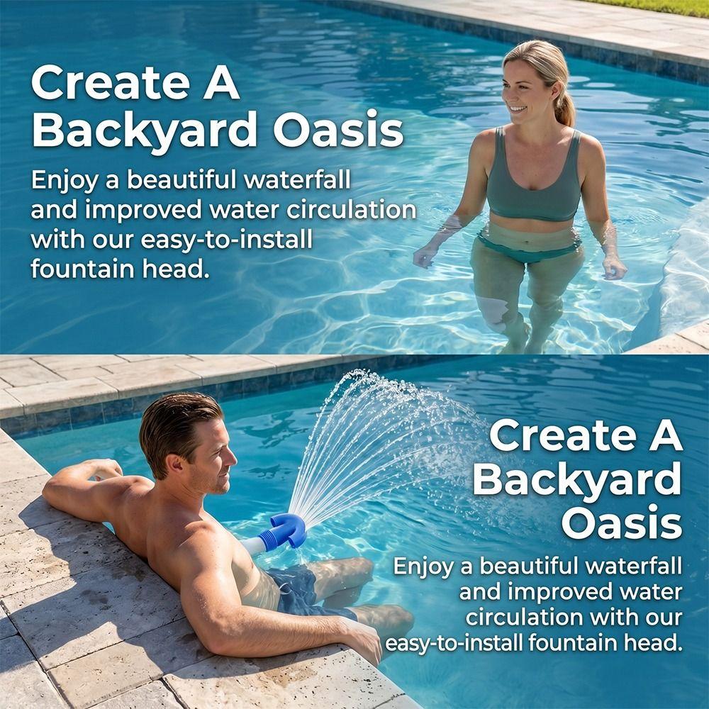 Energy Saving Pool Aerator Universal Fountain Style Aerator Oxygenation Tool Swimming Pool