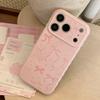 Розовый чехол для телефона с бантом, подходящий для iPhone 16, iPhone 17 и iPhone 17 Pro Max